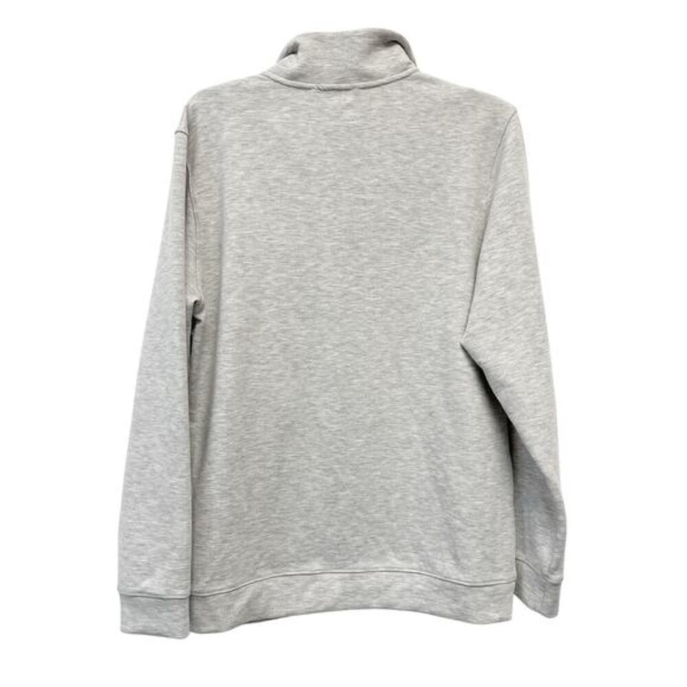 All In Motion Men's Quarter Zip Fleece Sweatshirt Heather Gray Size Small - Picture 2 of 4